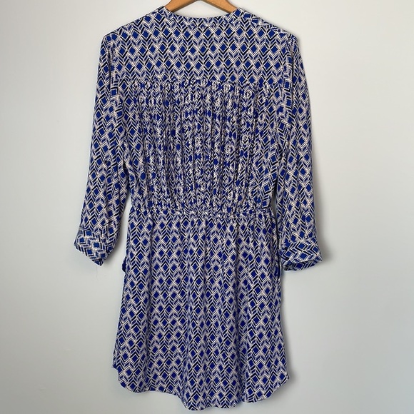 Maeve Blue and White Patterned Dress - Picture 6 of 9